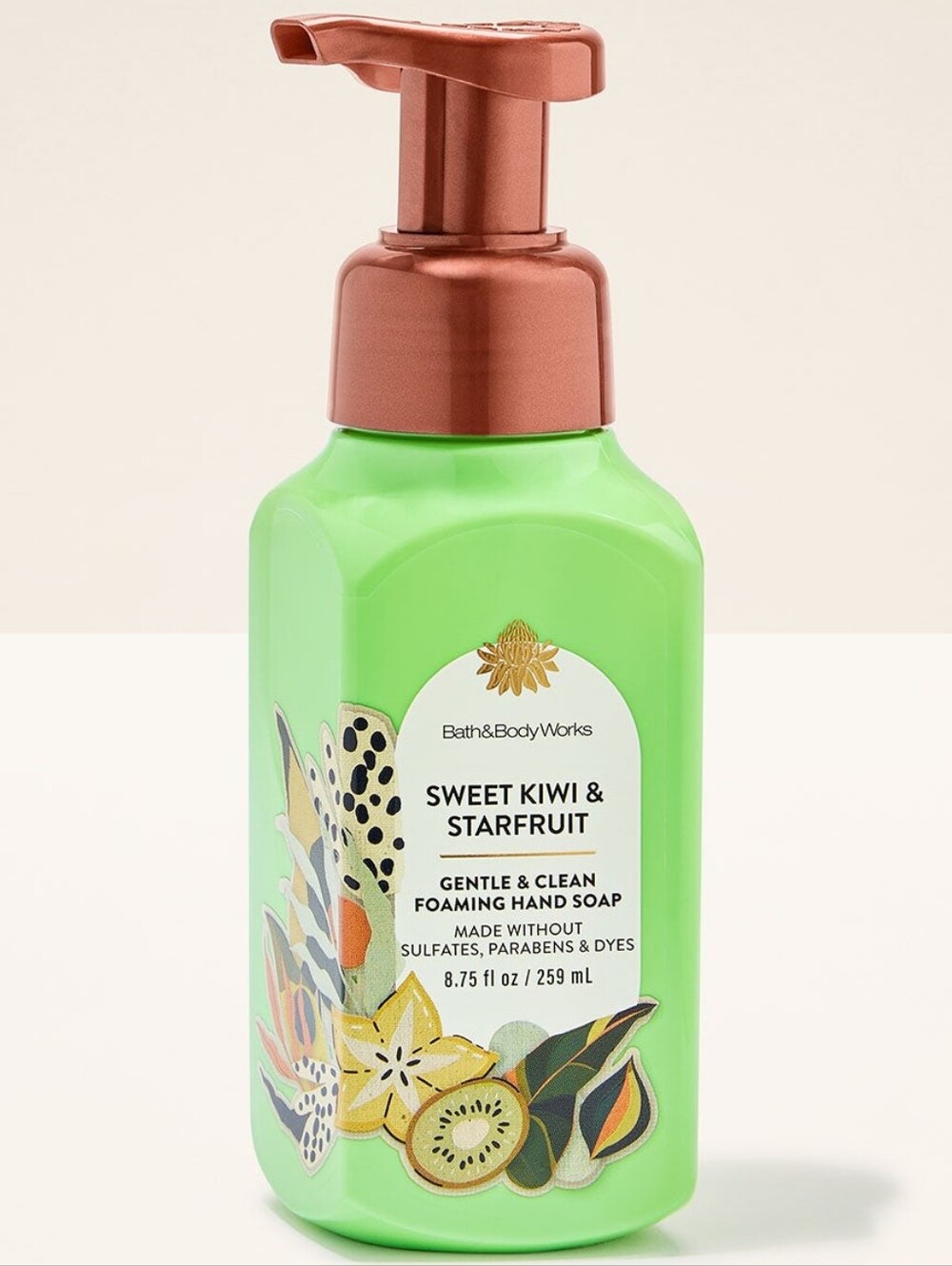 Bath & Body Works Sweet Kiwi & Starfruit Foaming Hand Soap 8oz New RARE
